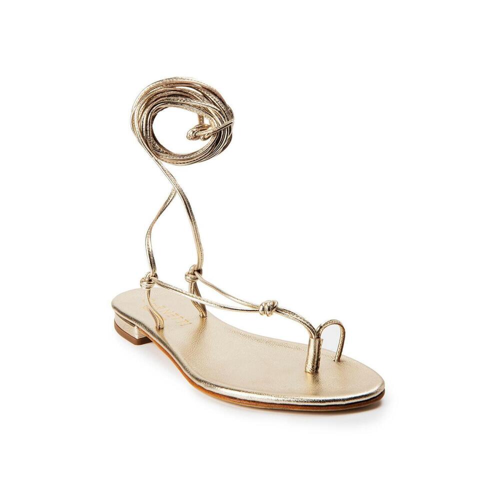 NEW CORNETTI women's stellina wrap up sandal in gold